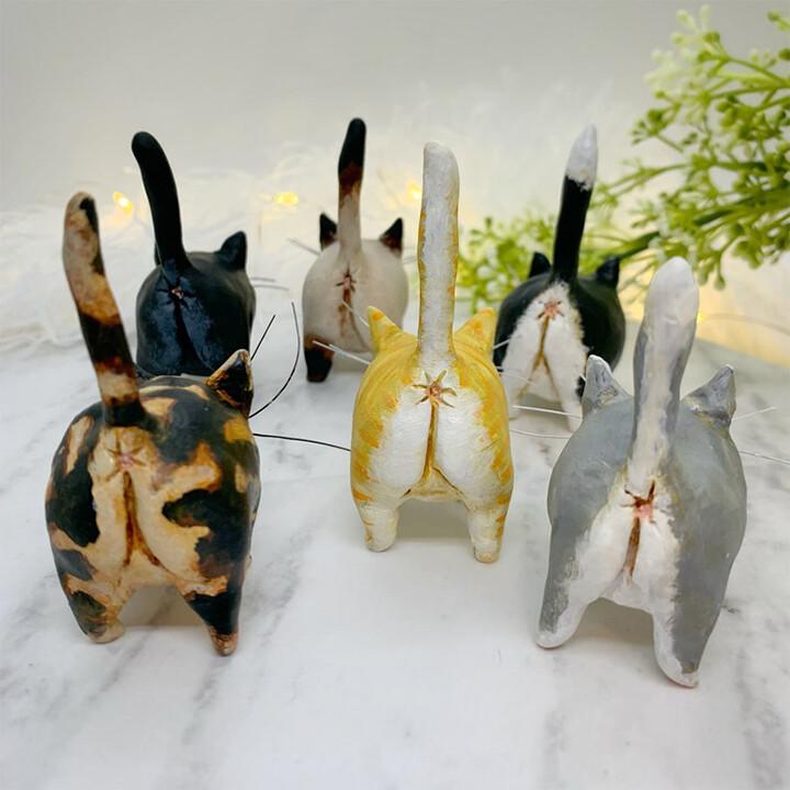BowLift | Unique Handmade Cat Christmas Ornament - Purrfect Holiday Hangers