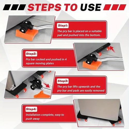 GlideMate — Heavy furniture moving made easy – Back-friendly, scratch-free and stress-free! | Bowlift