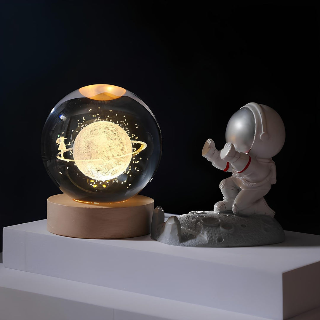 BowLift | SolarSphere – Crystal Solar System with LED Lighting | Educational & Decorative Gift
