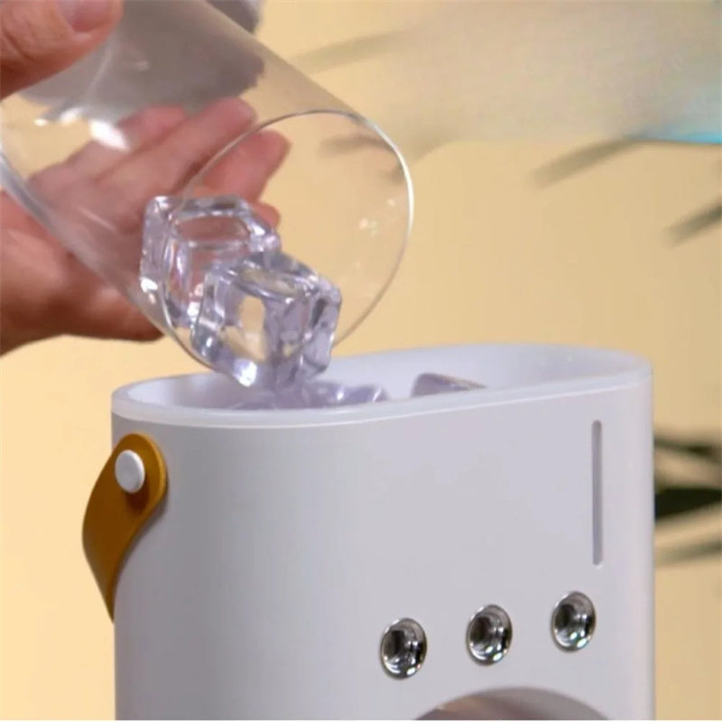 Double-Ended Spray Fan: Portable Air Cooler | Bowlift