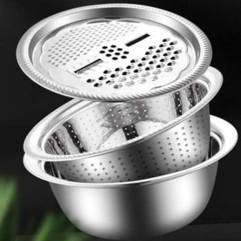 Stainless Steel Fine Mesh Strainer Set Bowlift