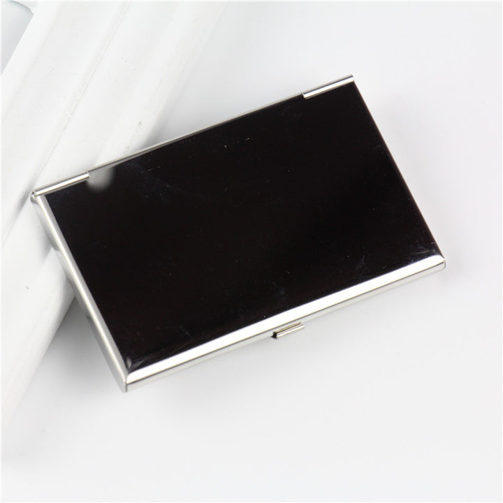 Sleek Metal Business Card Holder