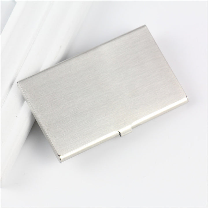 Sleek Metal Business Card Holder