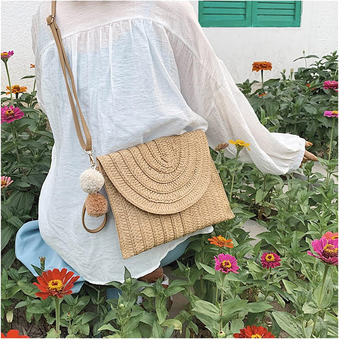 BowLift | Straw Crossbody Bag Summer Woven Shoulder Purse