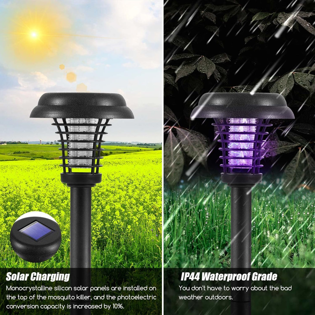 BowLift | Solar Insect Killer with LED Light – Waterproof Garden Light for Mosquito Repulsion