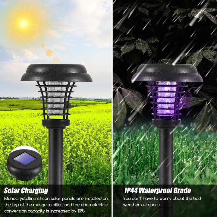 BowLift | Solar Insect Killer with LED Light – Waterproof Garden Light for Mosquito Repulsion