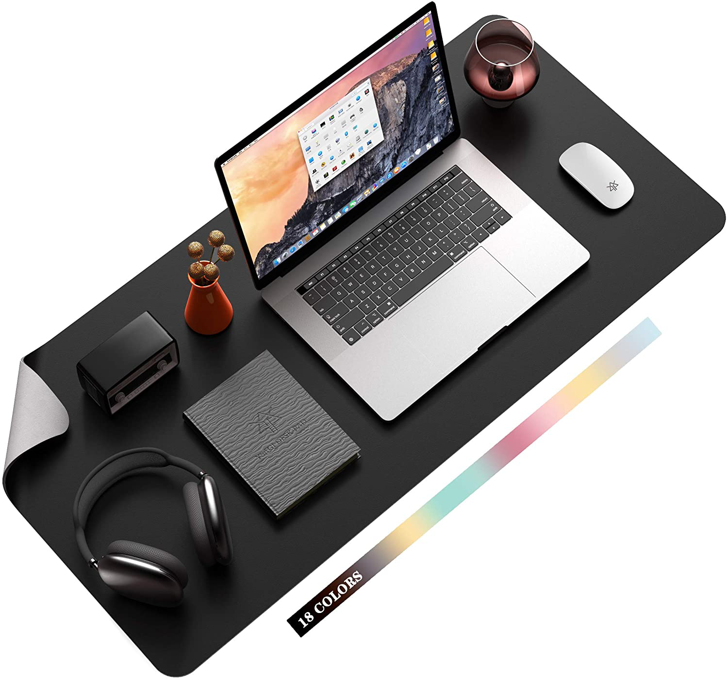 BowLift | Desk Pad Protector Waterproof Non-Slip Leather Office Mouse Mat