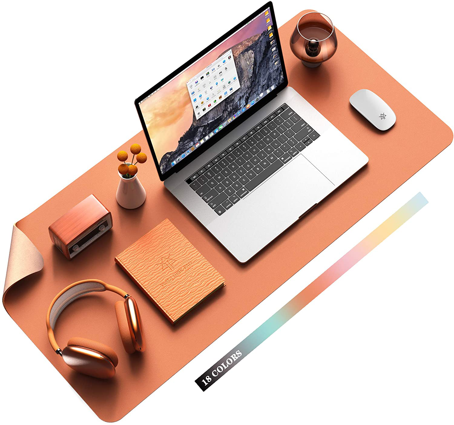 BowLift | Desk Pad Protector Waterproof Non-Slip Leather Office Mouse Mat