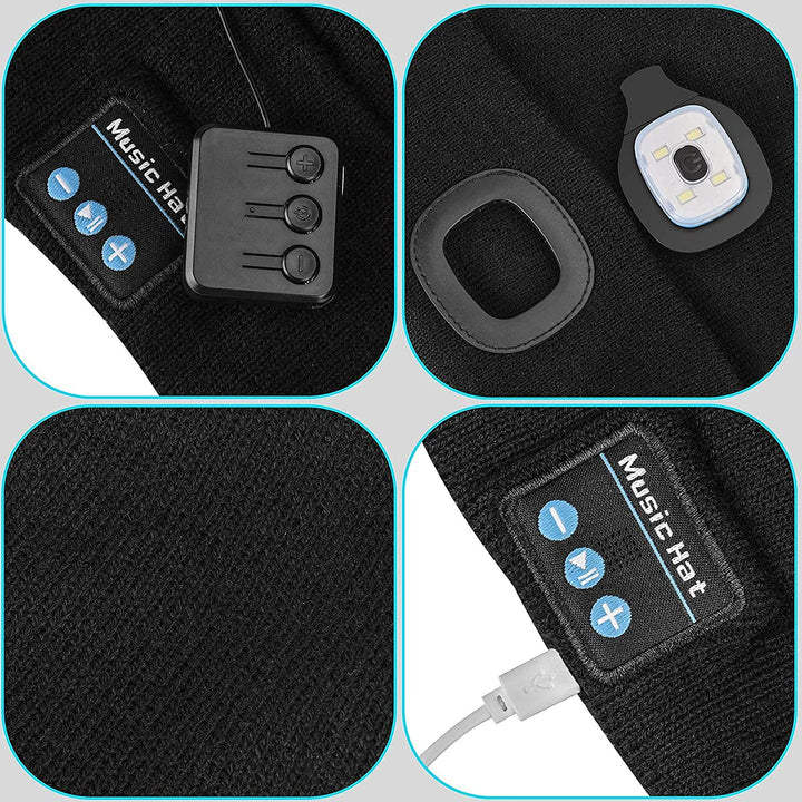 BowLift | Bluetooth Beanie Hat Light Wireless Headphones