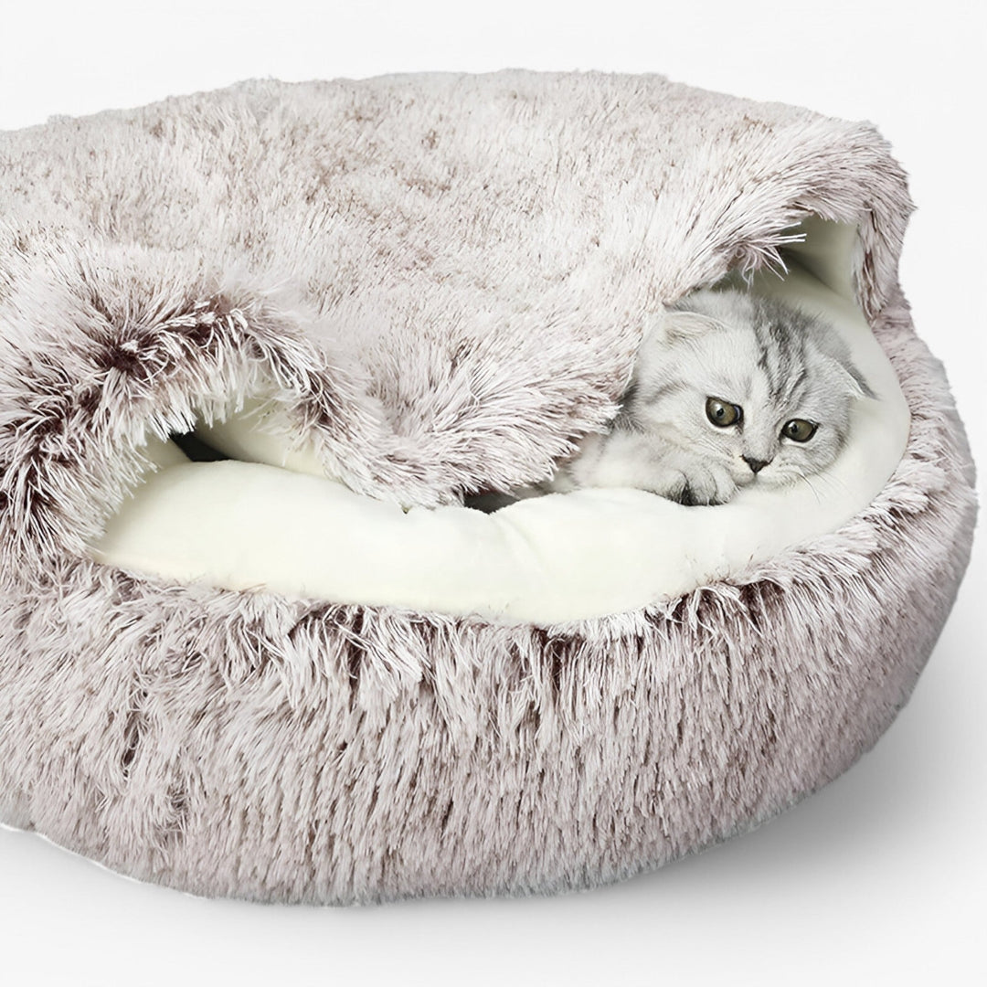 BowLift | Soft Winter Pet Bed with Washable Cover and Non-Slip Base