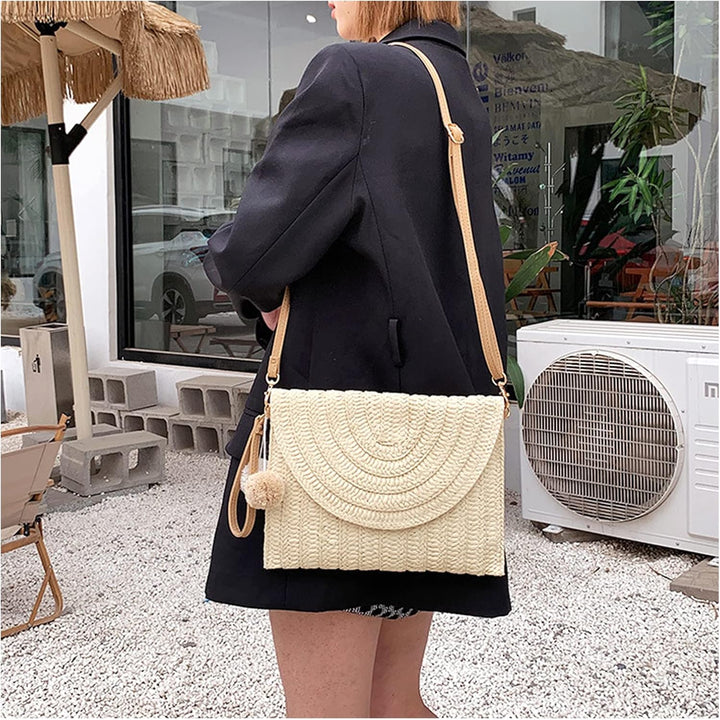 BowLift | Straw Crossbody Bag Summer Woven Shoulder Purse
