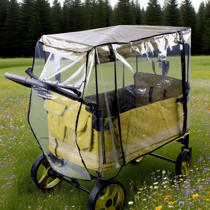 BowLift | Stroller Rain Cover – Windproof Protective Canopy for 2-Seat & 4-Seat Carts – Venaro