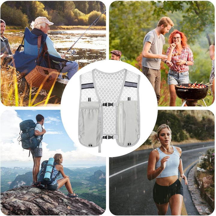 BowLift | Running Hydration Vest With Reflective Strips And Breathable Mesh Design