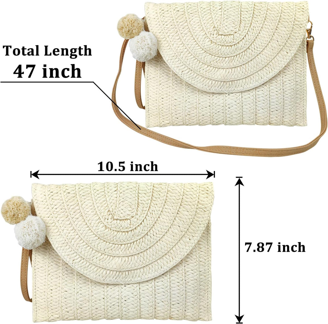 BowLift | Straw Crossbody Bag Summer Woven Shoulder Purse