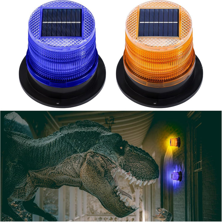 BowLift | Solar-Powered Amber & Blue Magnetic Strobe Lights Set – Liora