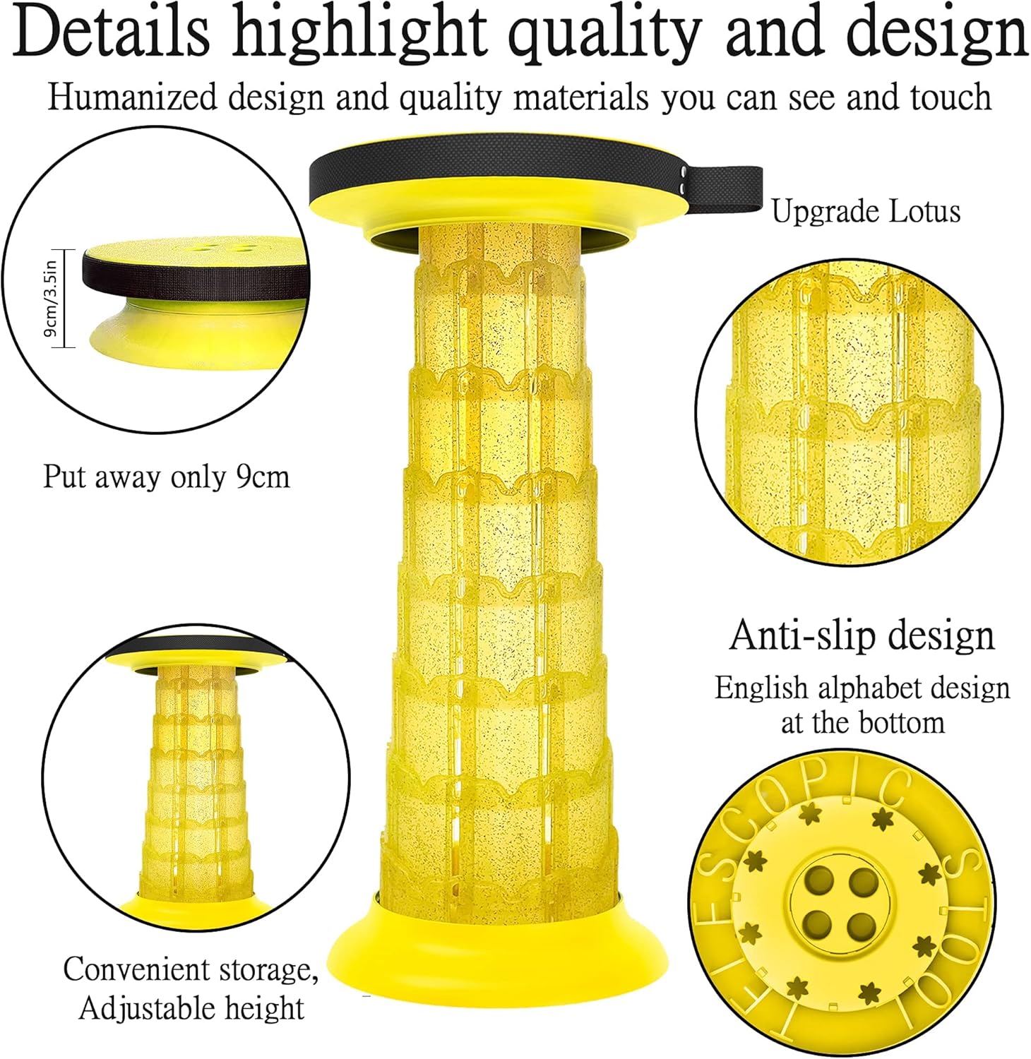 BowLift | Folding Stool Adjustable Height – SitMate