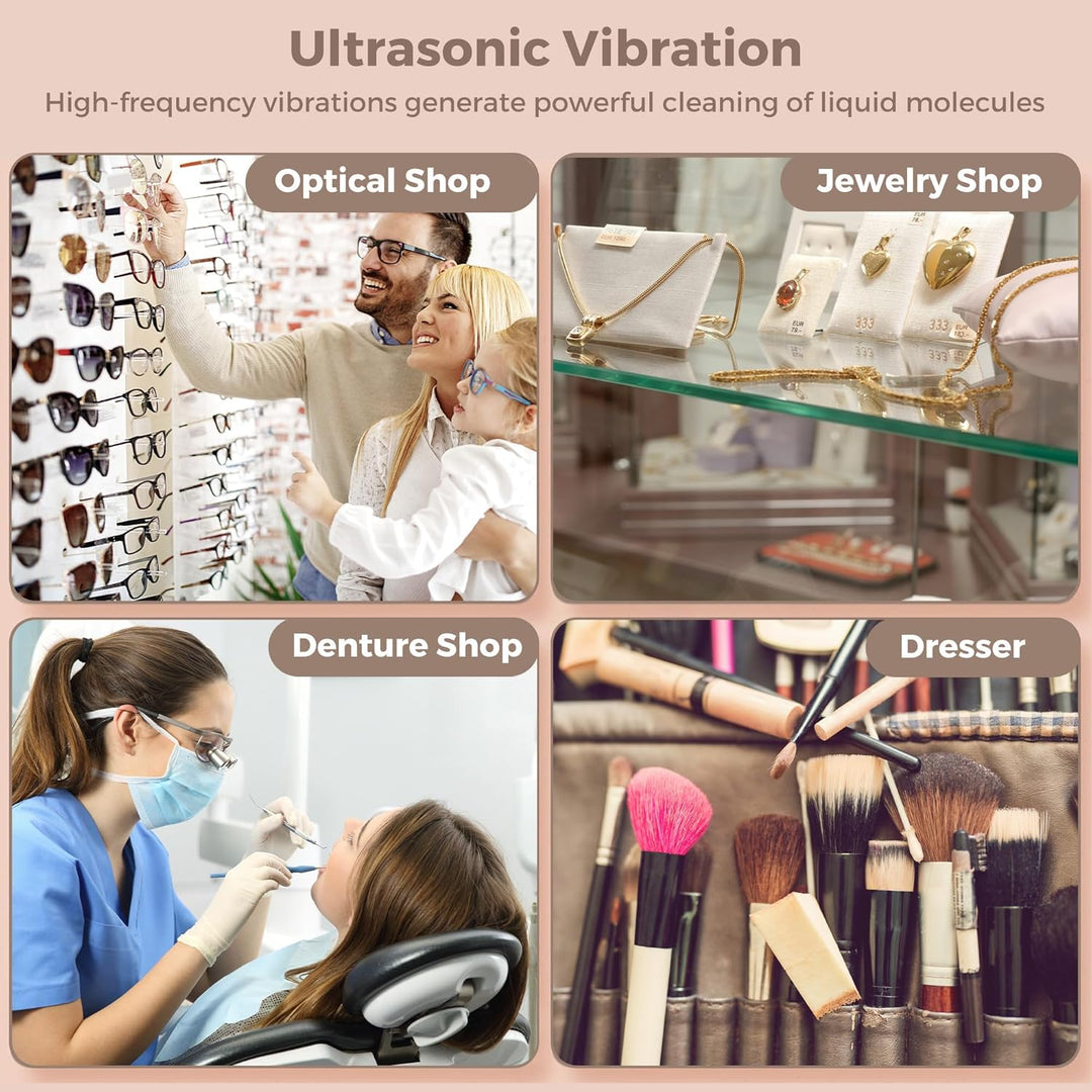 BowLift | Ultrasonic Jewellery Cleaner 650ml with Watch Holder – ShineMate