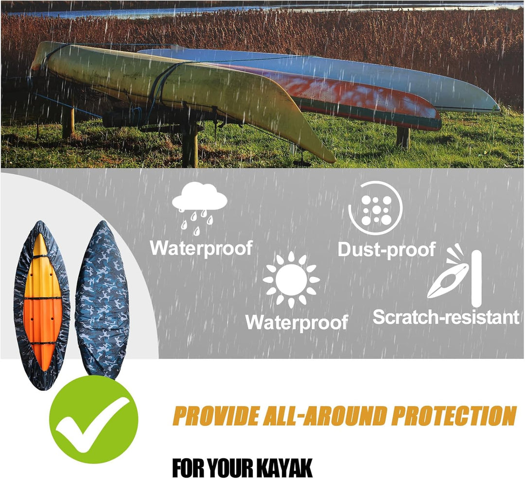 BowLift | Waterproof UV-Resistant Kayak Cover with Adjustable Straps – Marivor