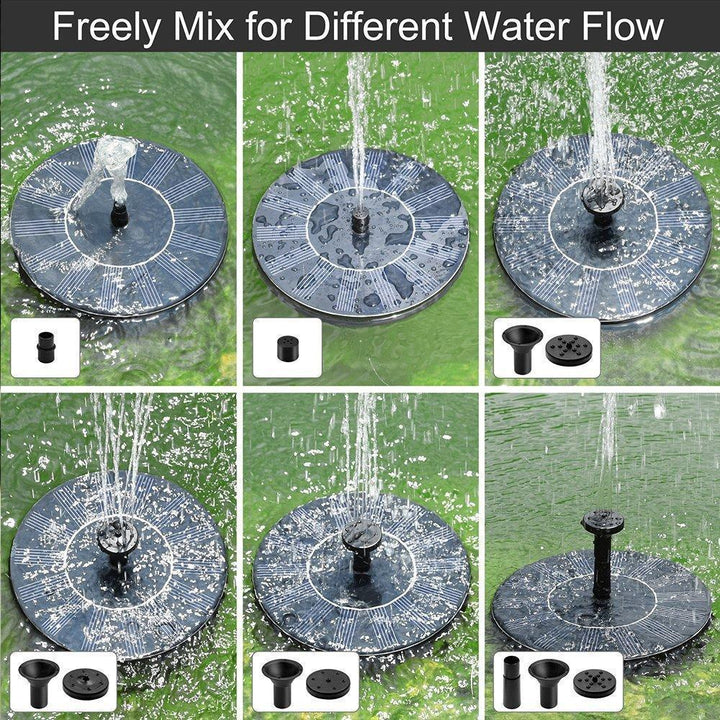 Solar Fountain Pump Circle Garden Solar Powered Water Pump | Bowlift