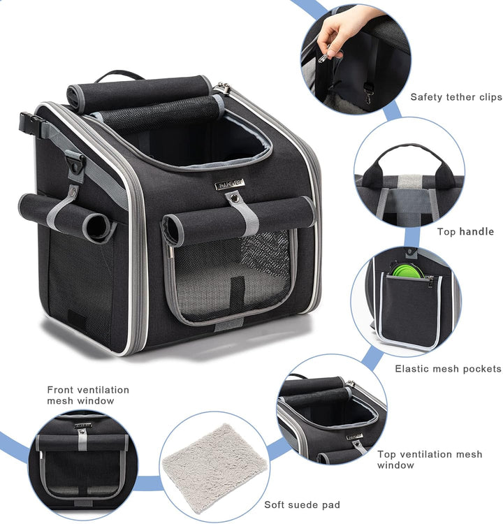 BowLift | Max – Pet Bike Basket for Dogs & Cats