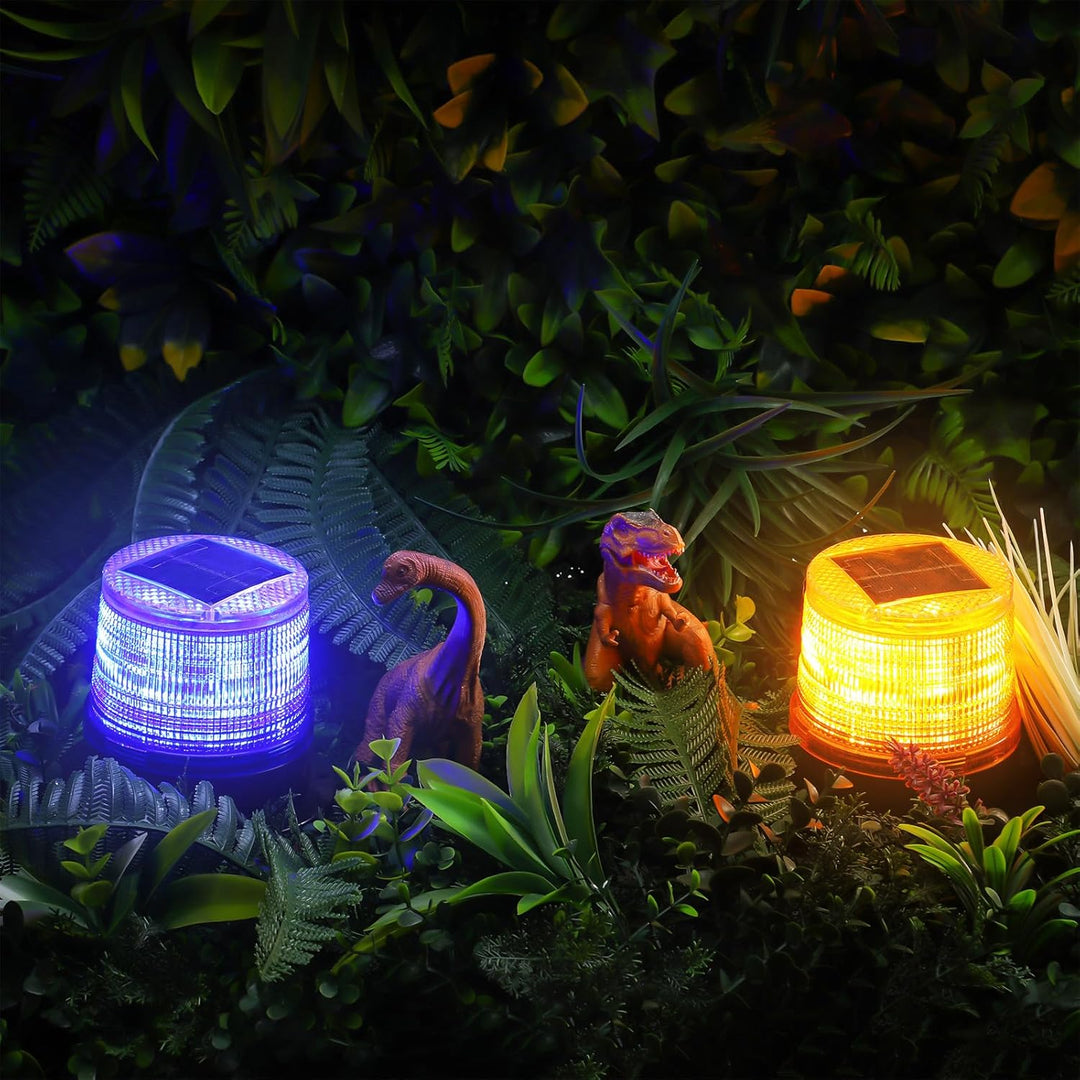 BowLift | Solar-Powered Amber & Blue Magnetic Strobe Lights Set – Liora