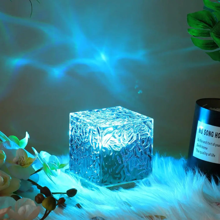 BowLift | Table Lamp Glass Cube Ambient Light