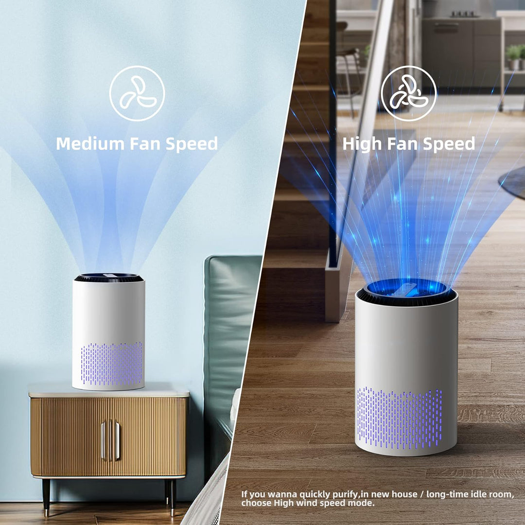 BowLift | Compact Air Purifier | True HEPA Filter, Ultra-Quiet & Ideal for Small to Medium Rooms