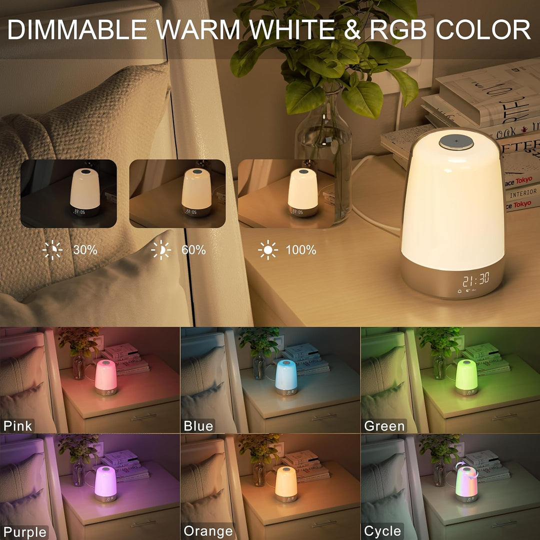 LightStart Wake-Up Lamp – Sunrise Simulation and Dimmable Night Light | Bowlift