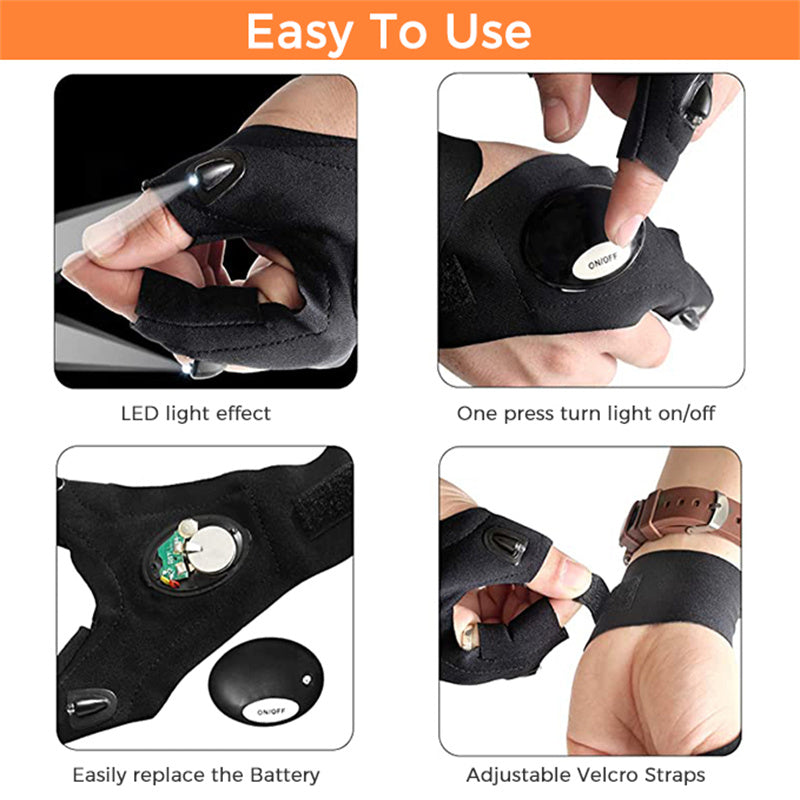 BowLift | New LED Gloves With Waterproof Lights