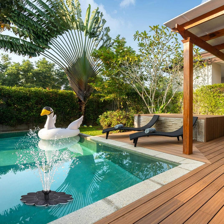 BowLift | Solar-powered fountain for the garden – Flower design water feature for ponds and pools