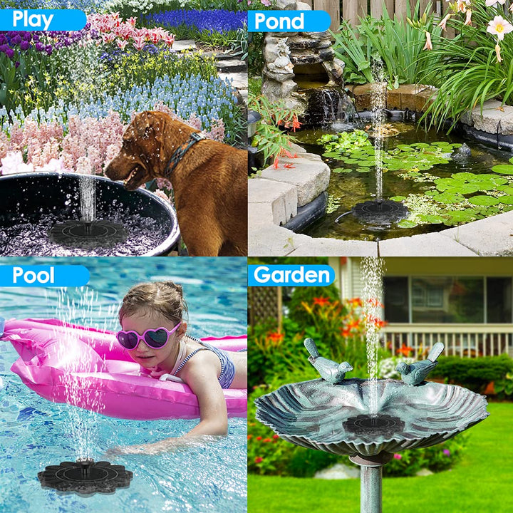 BowLift | Solar-powered fountain for the garden – Flower design water feature for ponds and pools