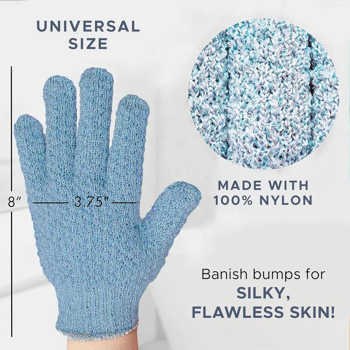 BowLift | Exfoliating Bath Gloves – Set of 2