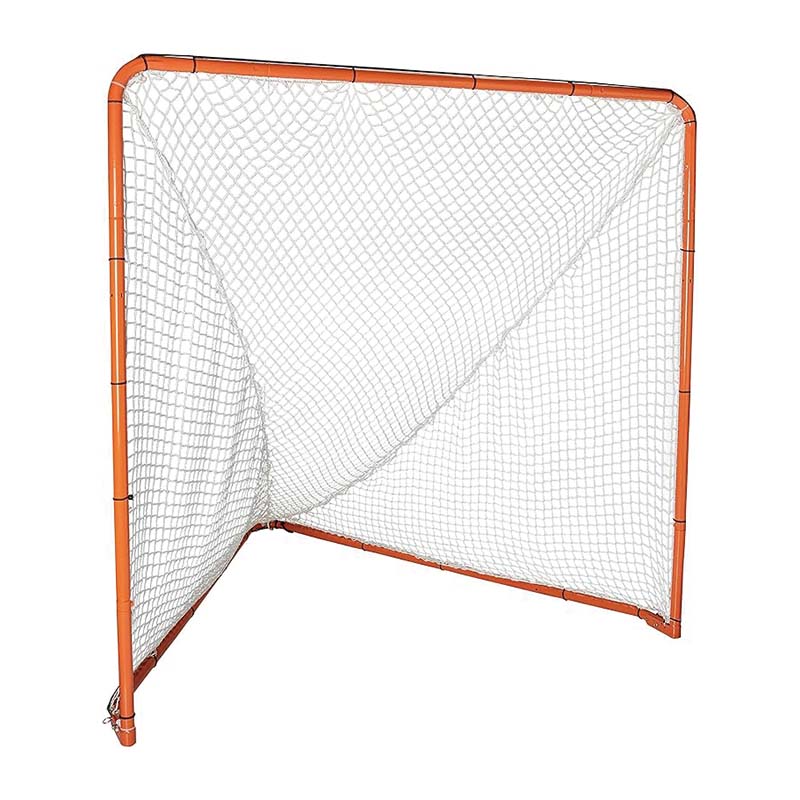 BowLift | Lacrosse Goal, 6' x 6' Lacrosse Net, Hockey Accessories,Perfect for Youth Adult Training, Orange