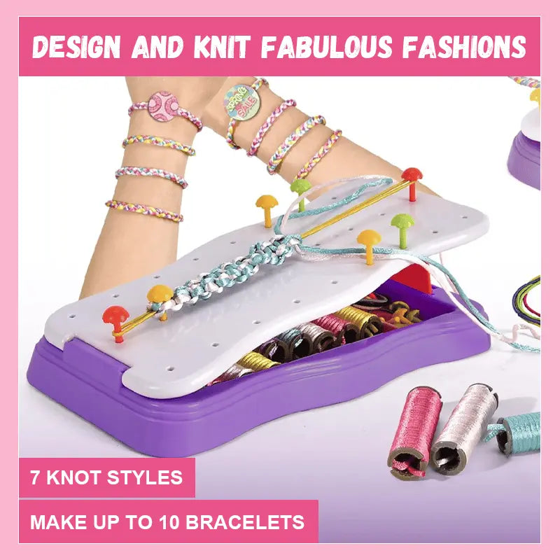 BowLift | Hand rope braided set – Creative bracelet craft set for children