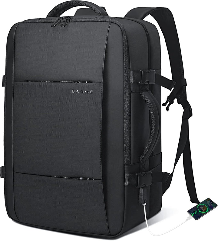 Expandable 26–45L Waterproof Travel Backpack with Laptop Sleeve & Duffle Carry | Bowlift