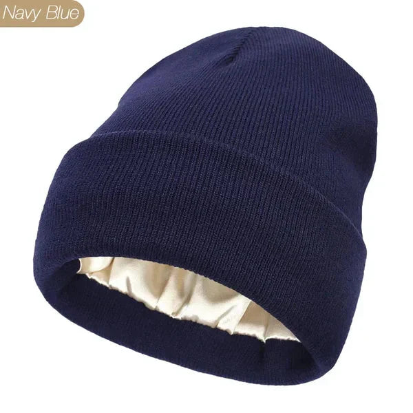 BowLift | Women’s Beanie Hat | Anti-Static & Anti-Frizz | Smooth Hair Protection | Cozy All-Day Comfort