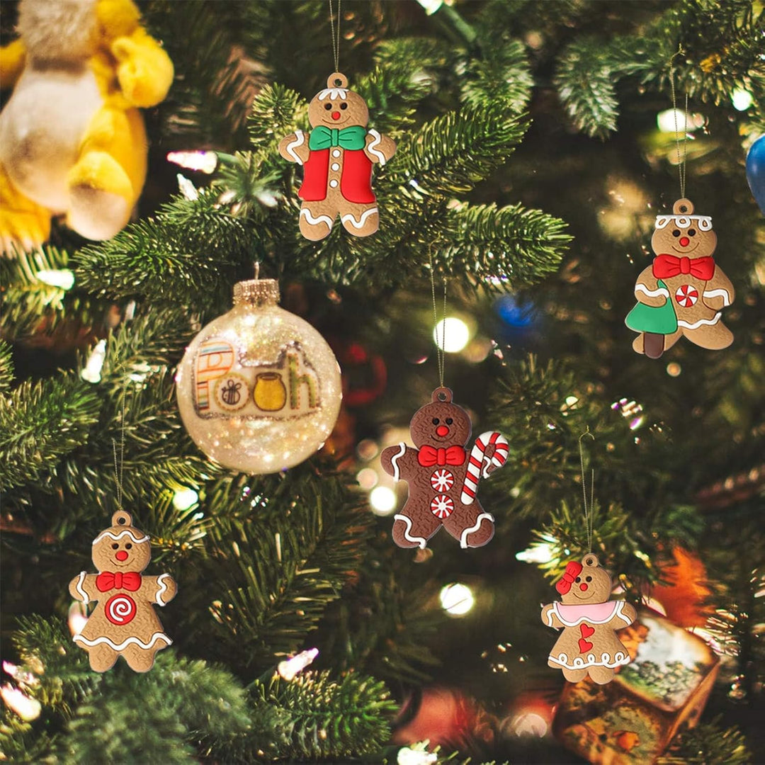BowLift | Set of 12 Gingerbread Ornaments - SweetBakes