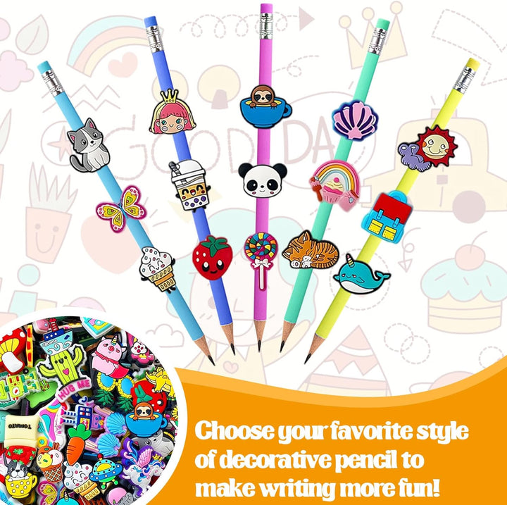 BowLift | 100 Pcs Cute Pencil Topper Decoation