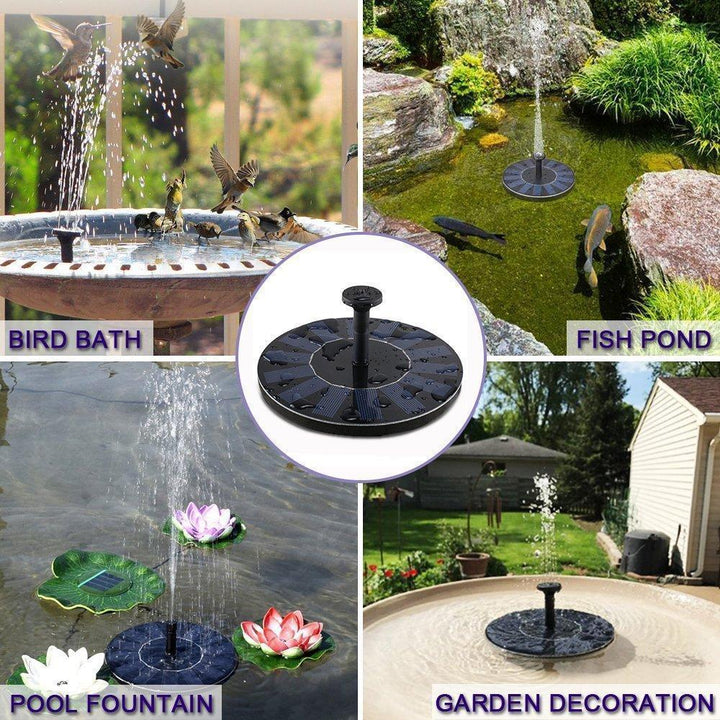 Solar Fountain Pump Circle Garden Solar Powered Water Pump | Bowlift