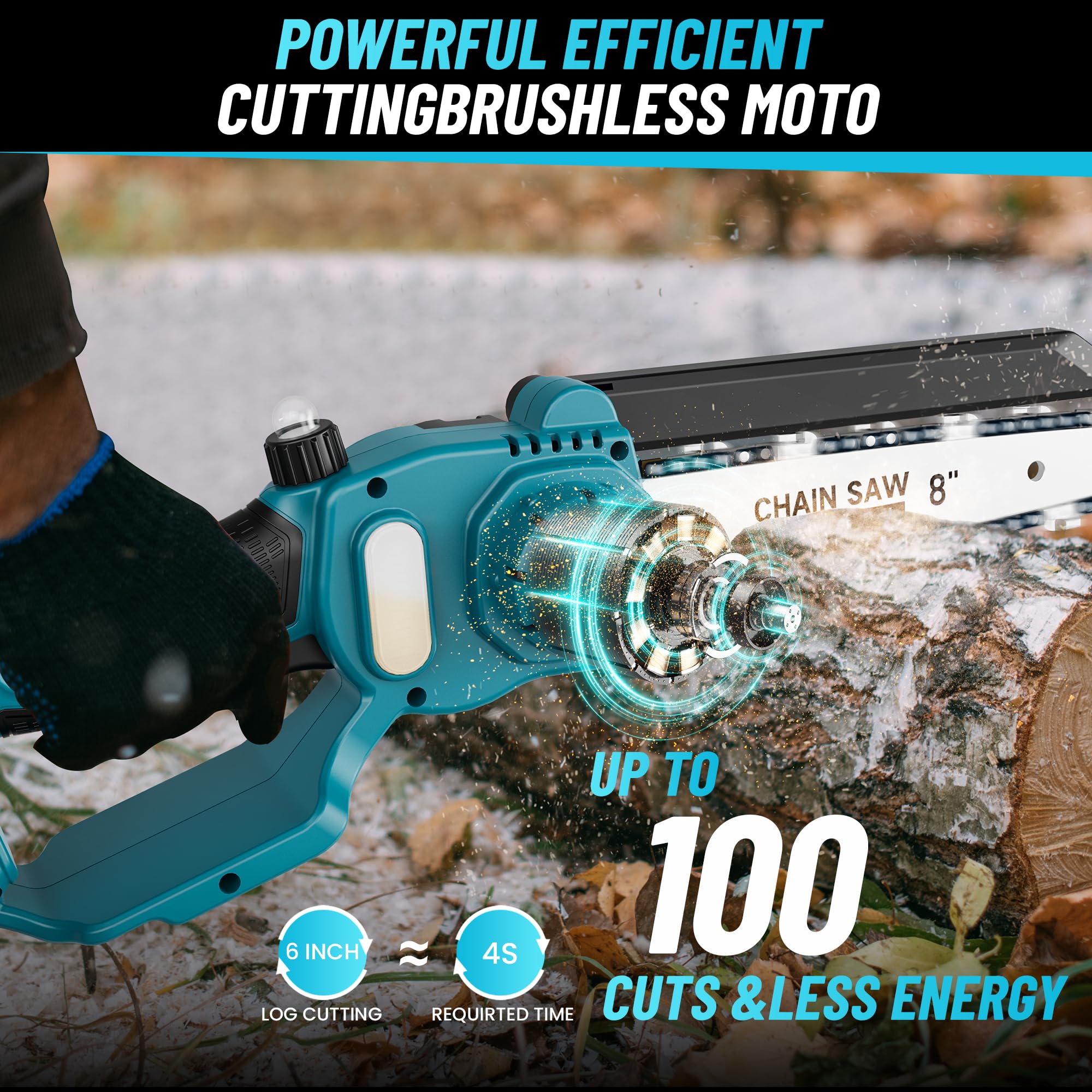 BowLift | 2-in-1 Cordless Chainsaw &amp; Pole Saw