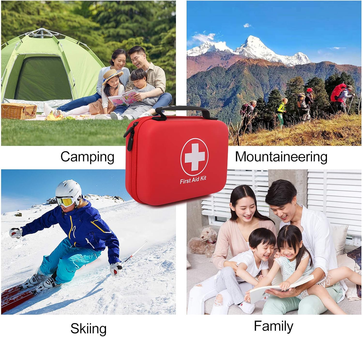 BowLift | Compact First Aid Kit – Portable Emergency Medical Bag for Home, Travel, Camping & Hiking