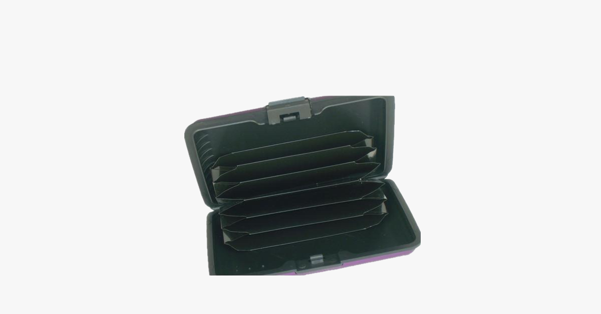 BowLift | Aluminium Metal Glossy Card Holder - Stylish Travel Wallet - Best Protection Against RFID Scanning