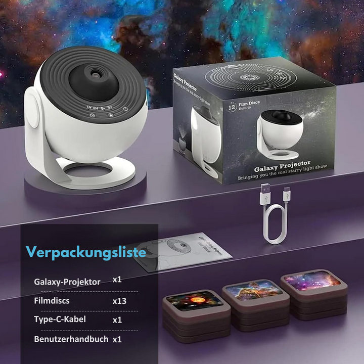 GalaxyNova Projector – HD Starry Sky with Timer Bowlift
