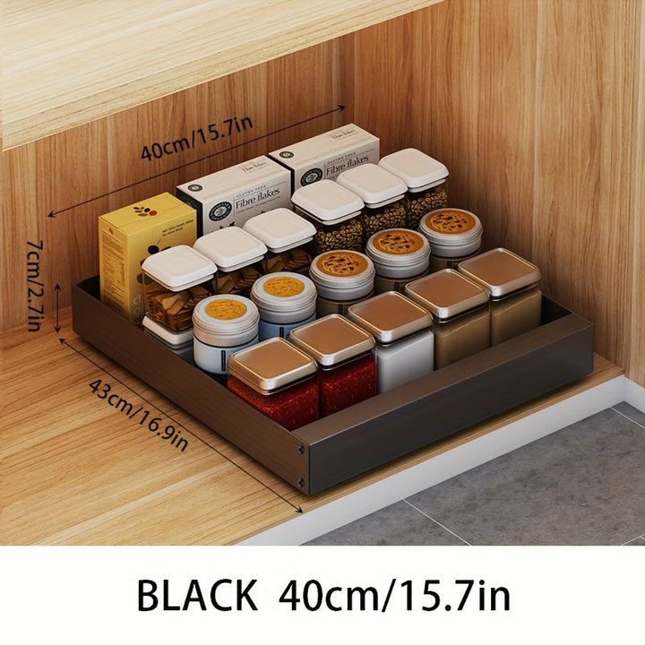 BowLift | Lina Pull-Out Kitchen Cabinet Organiser – Space-Saving Sliding Pantry Storage Rack