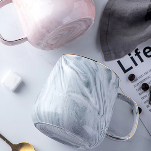 BowLift | Marble-Gold-Inlay-Cup