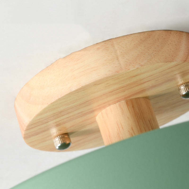 Modern LED ceiling light made of wood – Quinn ceiling lamp for living room, hallway, bedroom and dining room | Bowlift