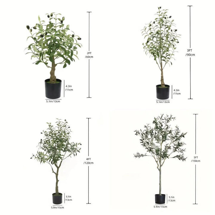 BowLift | OlivaLeaf - Lifelike Olive Tree Decoration