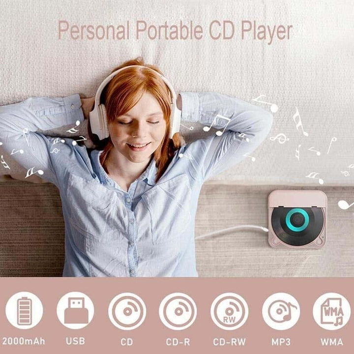 BowLift | Portable Bluetooth-compatible CD Player