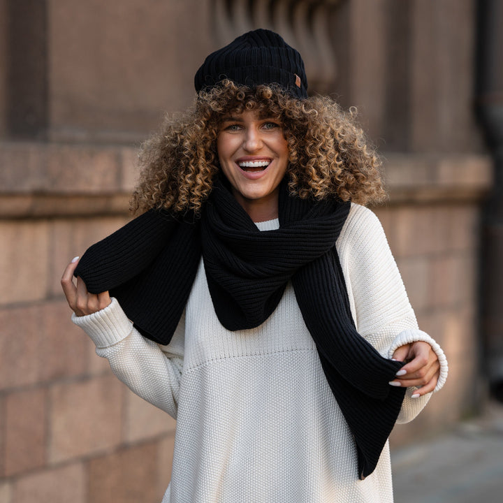 CozyMerino Beanie - Luxury Merino Wool Hat for Women Bowlift