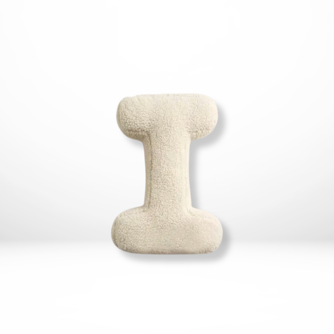 BowLift | Alphabet Cushion Velura – Soft Velvet Decorative Cushion in Every Letter of the Alphabet